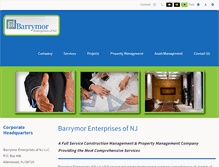 Tablet Screenshot of barrymor.com